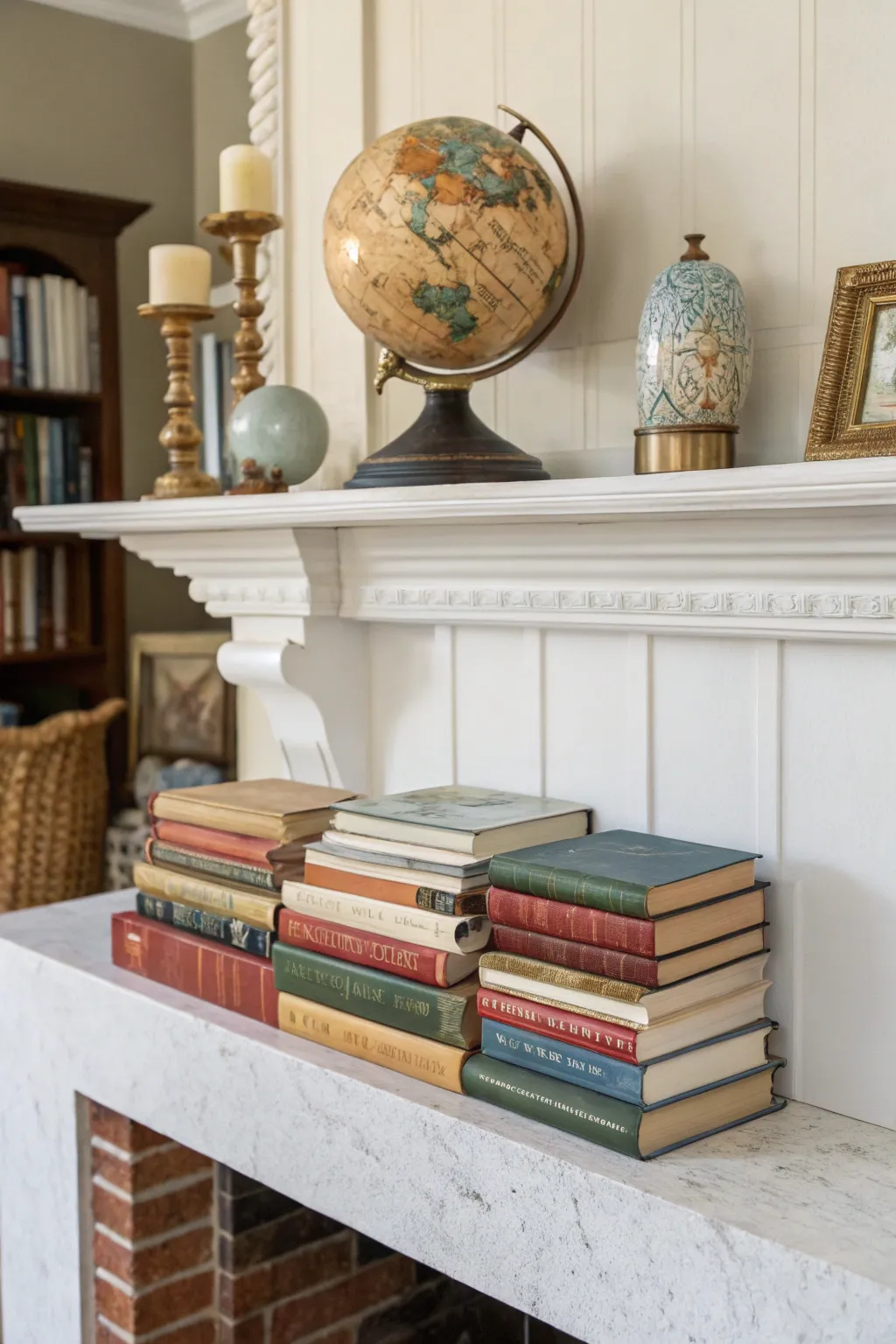A Curated Guide: Books on Mantels