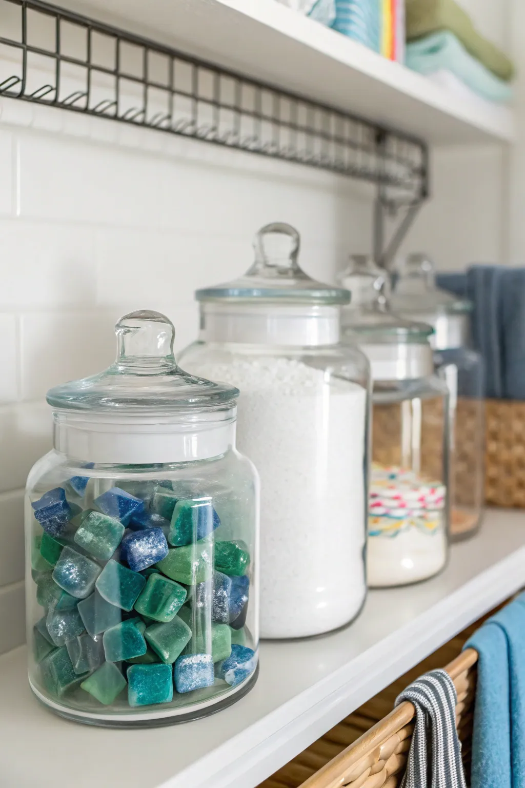 Stylish Laundry Room Jars & Inspiration