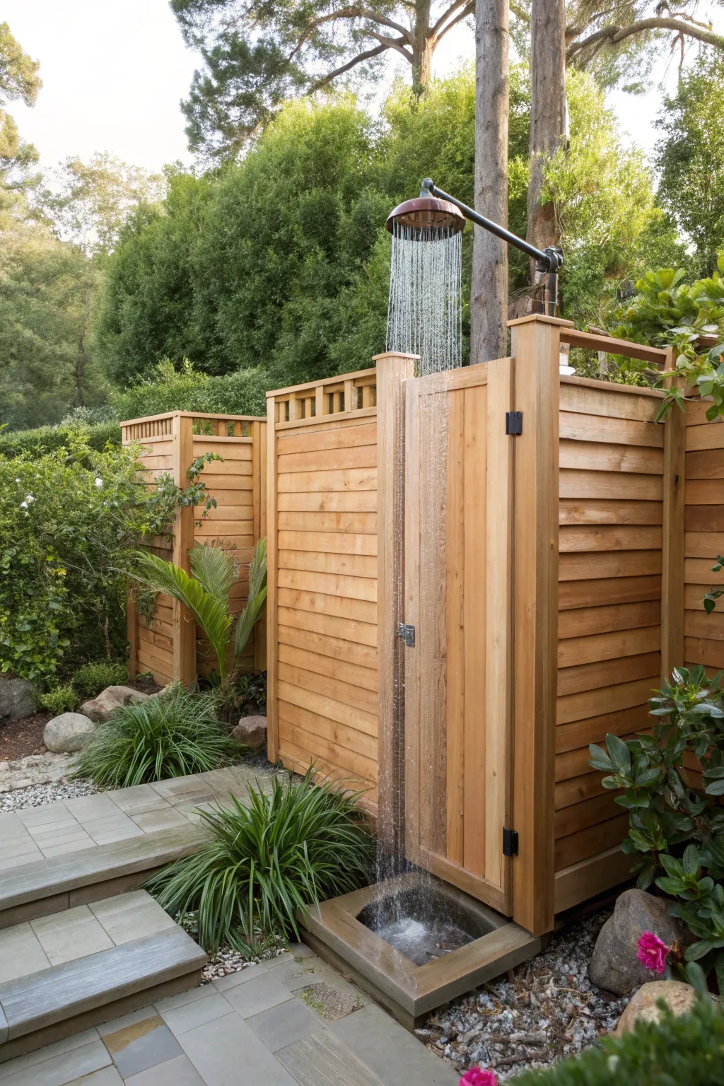 Chic Outdoor Shower Areas for an Invigorating Experience