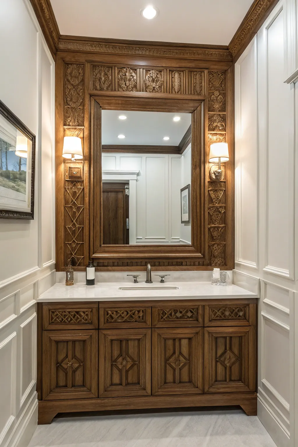 Creative Concepts for Wainscoting in the Bathroom