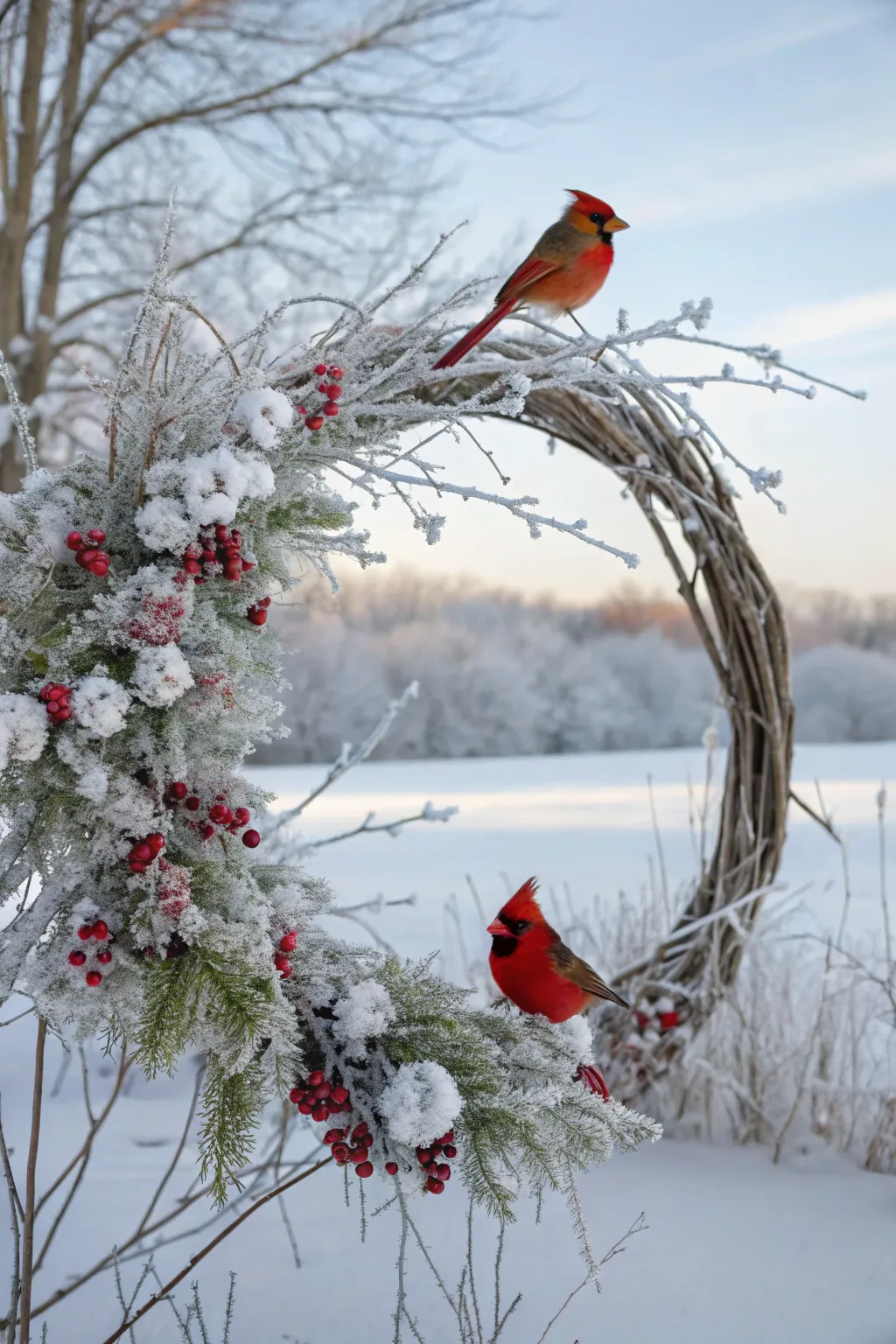 Creative Cardinal Wreath Decor for Any Room