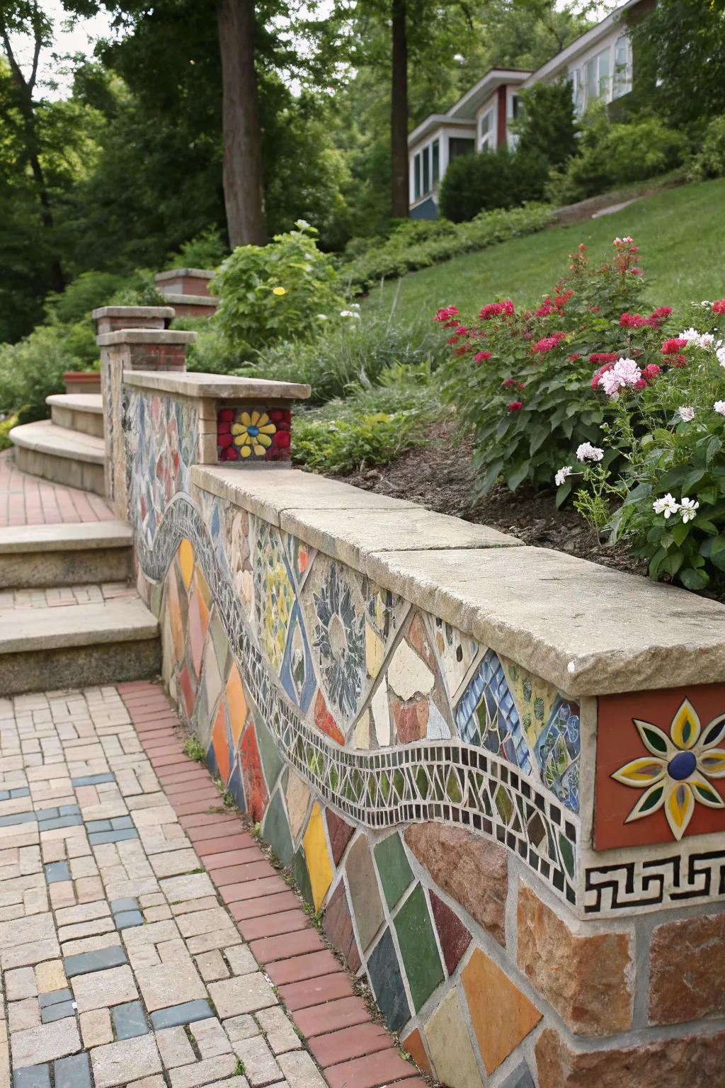 Unique Cap Wall Ideas for Curb Appeal