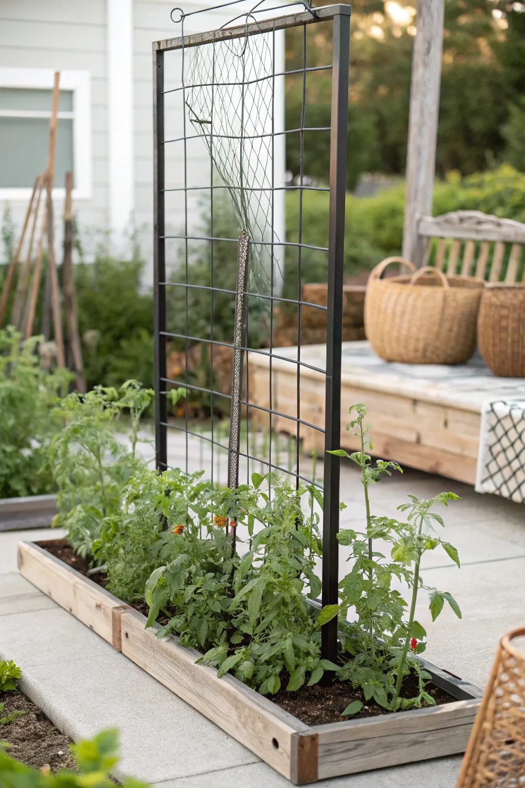 A Showcase of Beautiful Tomato Trellis Structures