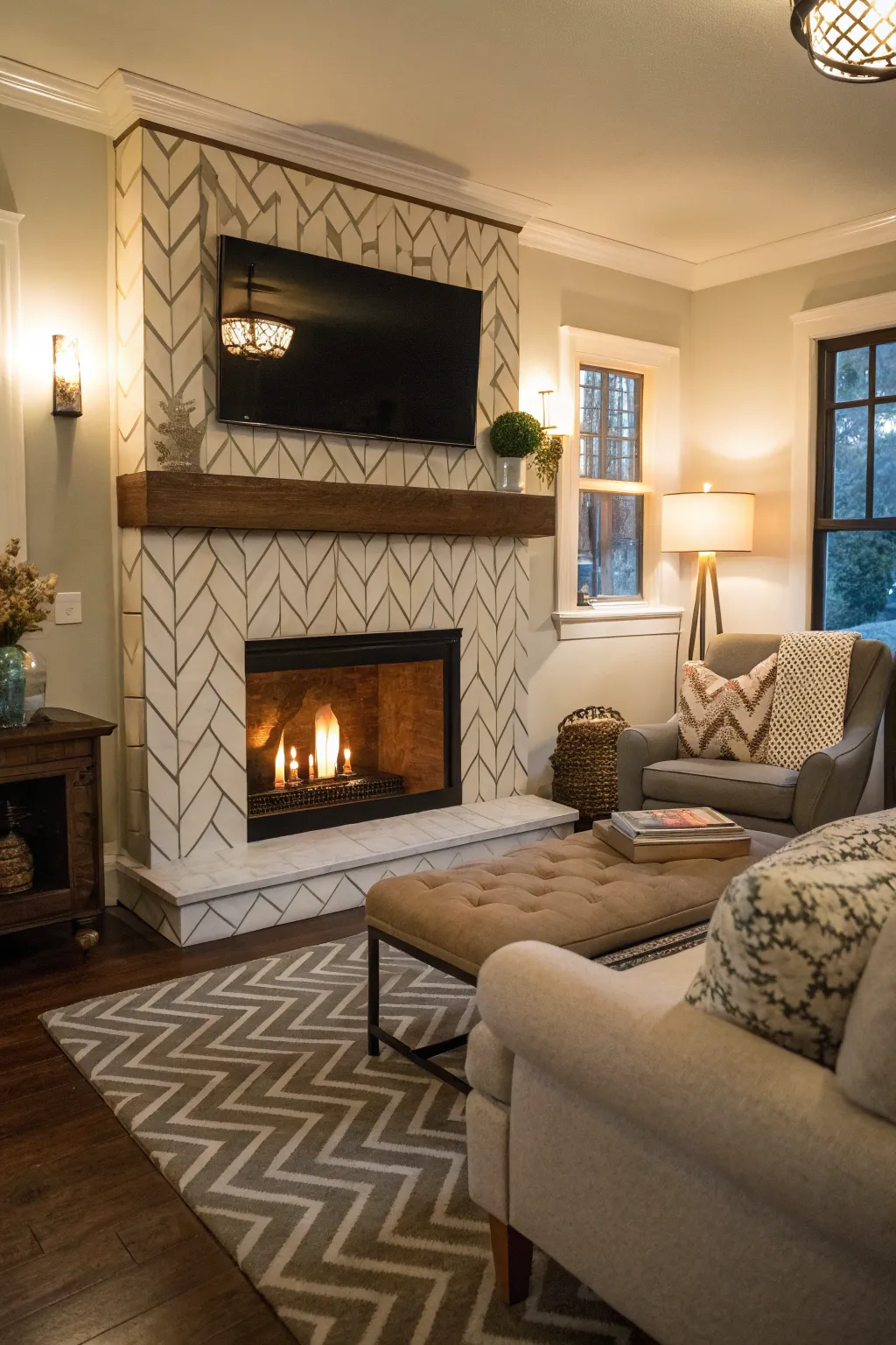 Chic Tile Chevron Designs for a Stylish Upgrade