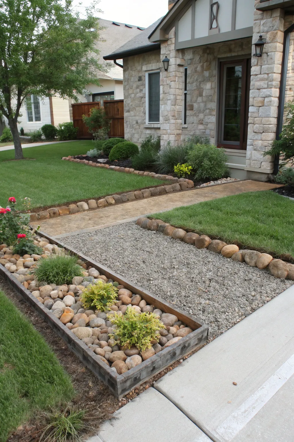 Eye-Catching Gravel Landscaping Ideas for Front Yards