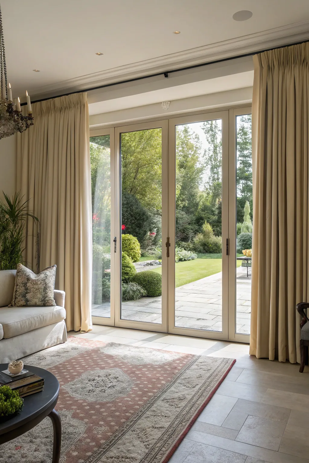 Stylish Curtain Styles for Sliding Doors