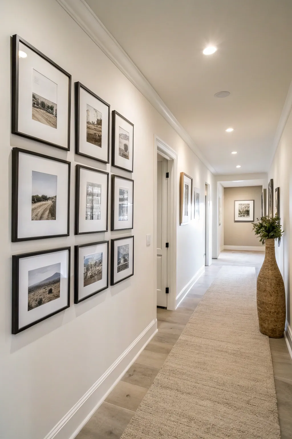How to Create a Striking Photo Wall in Your Hallway