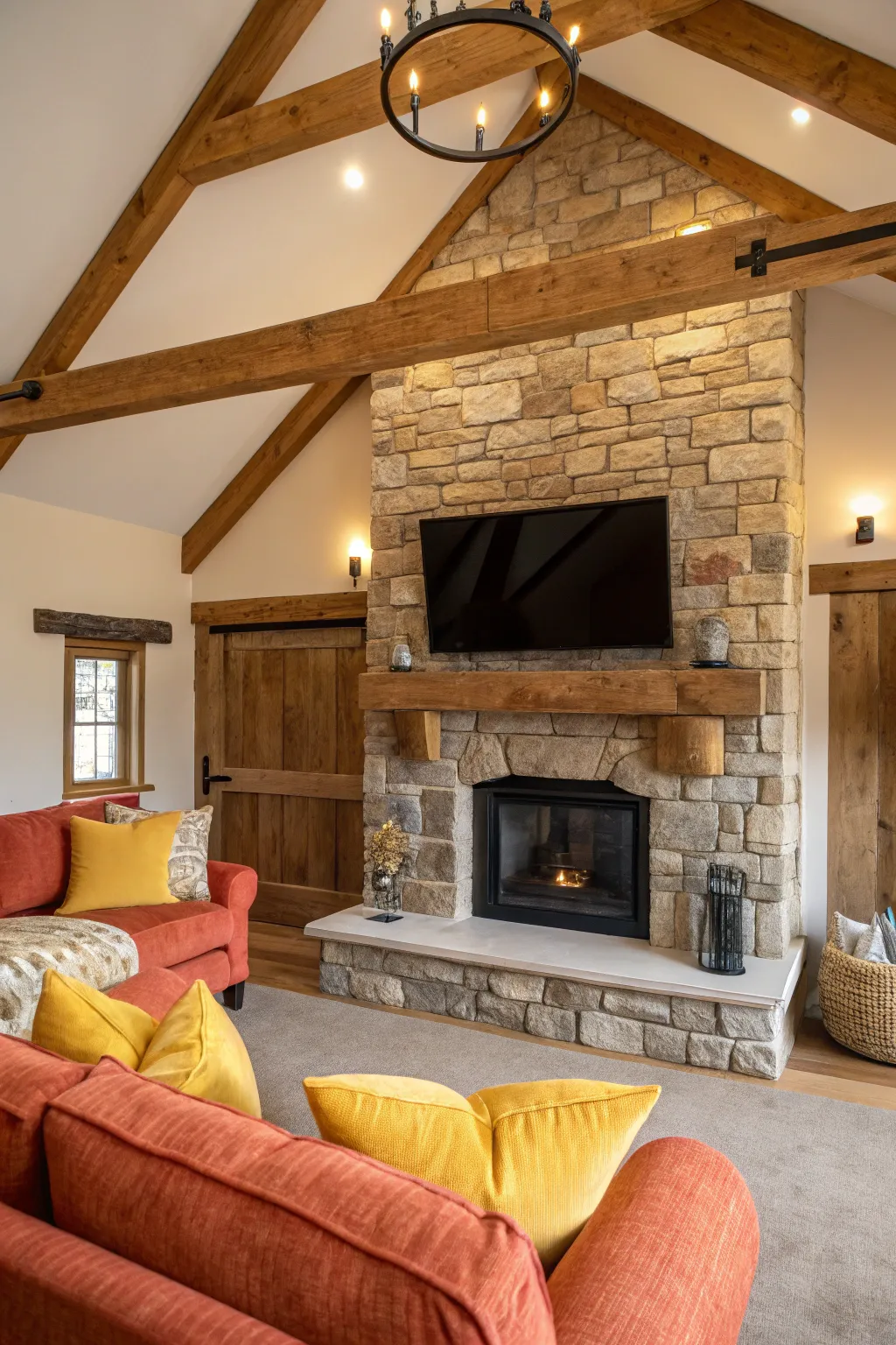 Tips for Mounting a TV Above a Stone Fireplace