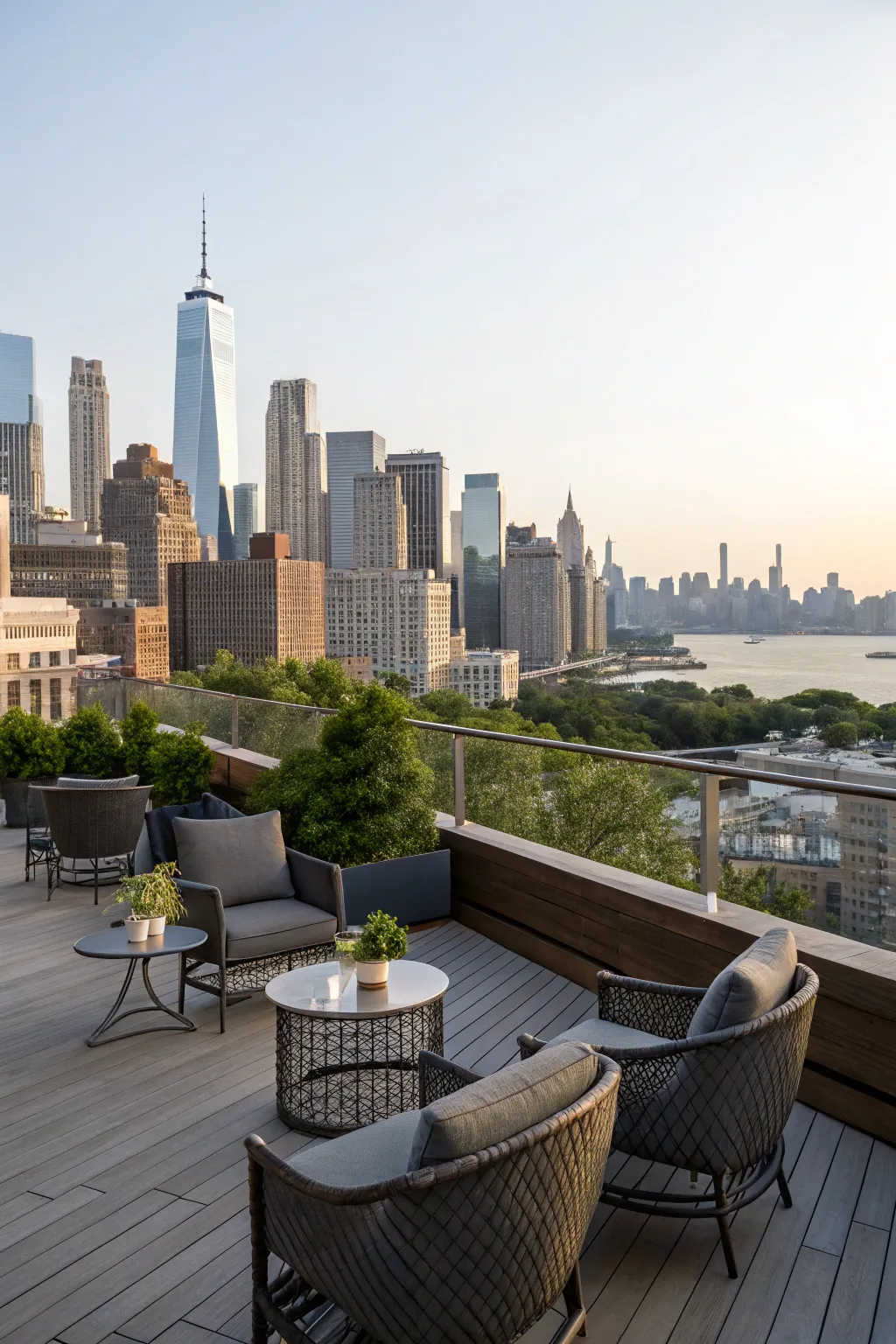 Impressive Rooftop Deck Arrangements