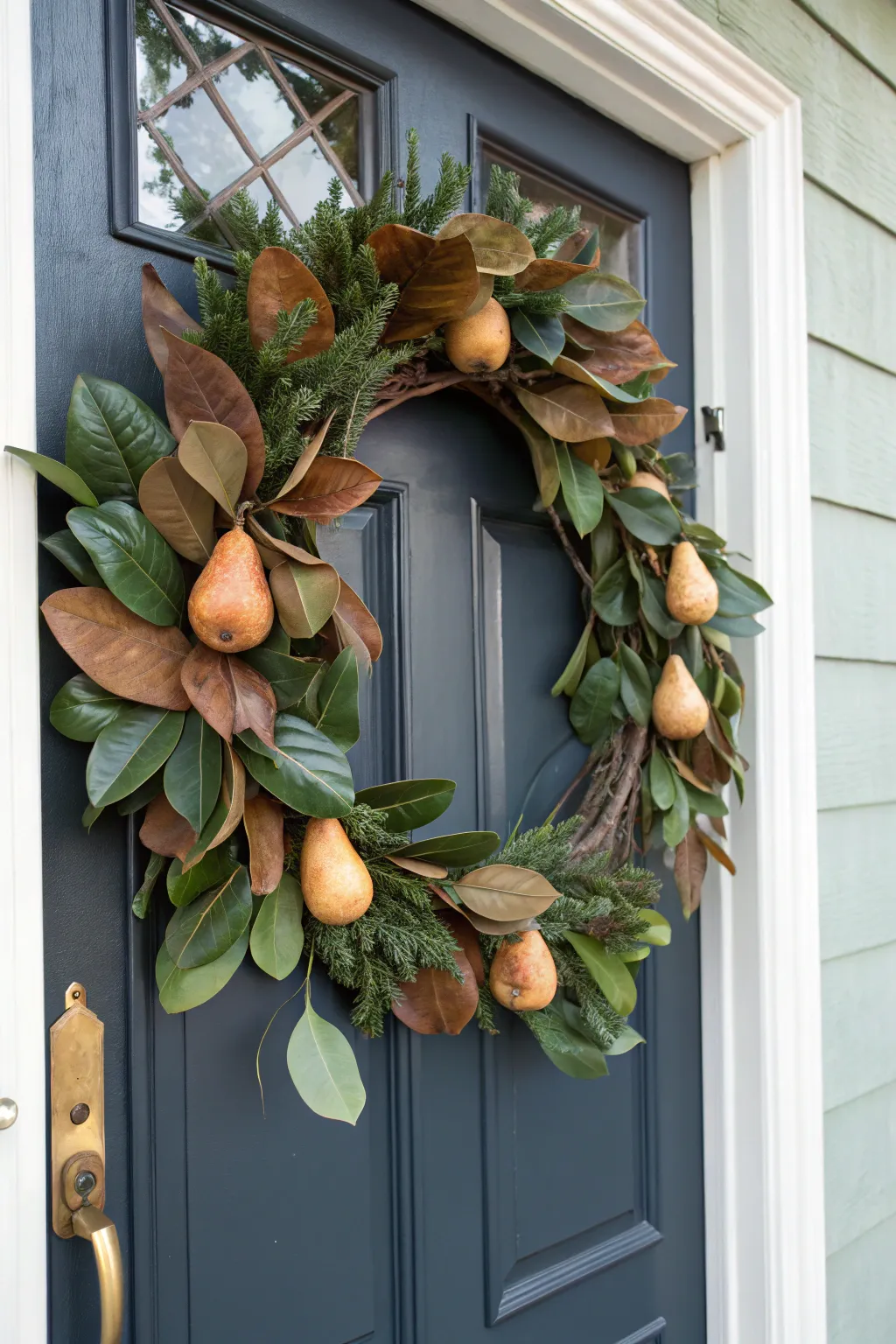 Modern Wreath and Fall Door Decor Inspirations